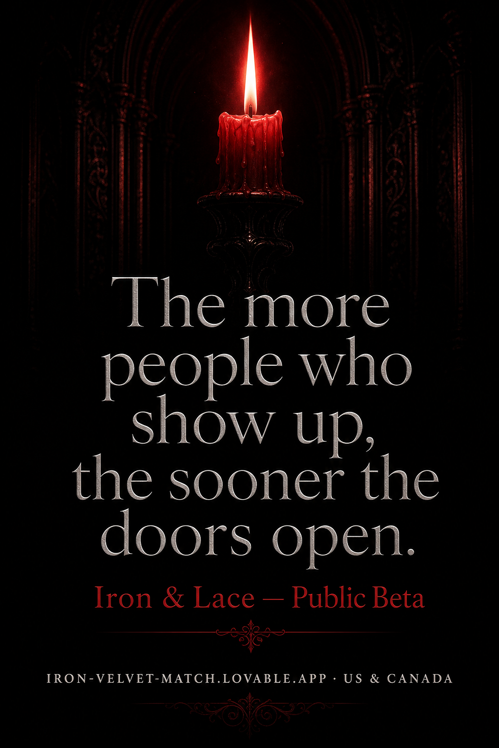 The more who show up…